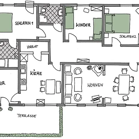 Appartement Ostseeurlaub Auf Gutshof Mit Kamin, Sauna Und Eingezaeuntem Garten *